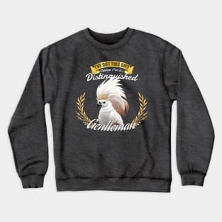 The Distinguished Cockatoo Gentleman Crewneck Sweatshirt